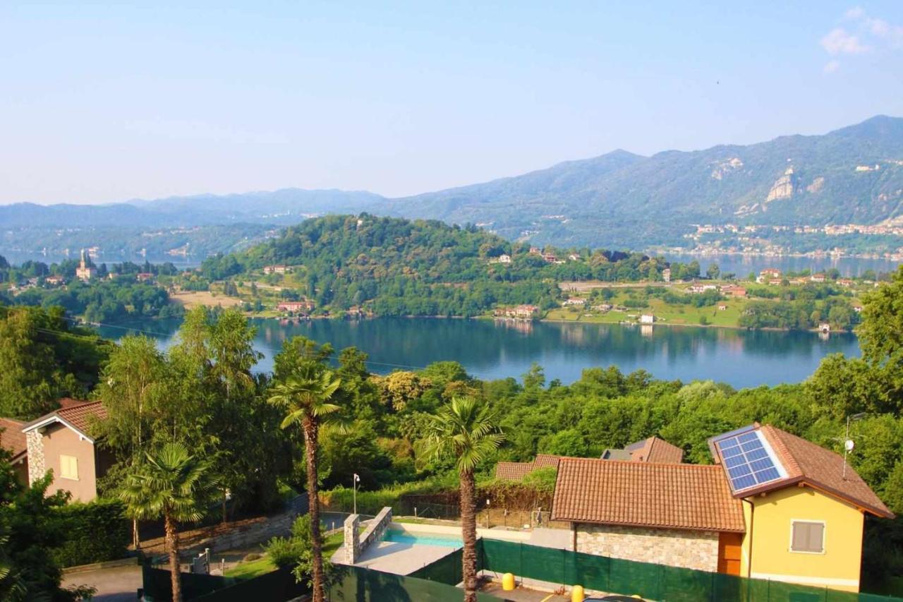 Domus Cusiana Complesso Vista Lago E Piscina Miasino Exterior photo